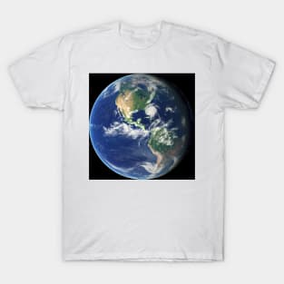 Earth from space, satellite image (C019/4446) T-Shirt